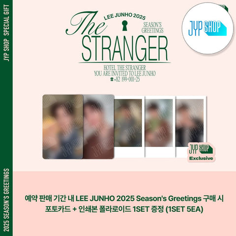 LEE JUNHO - 2025 SEASON'S GREETINGS [THE STRANGER] / GIFT - Baro7 Best Kpop Store