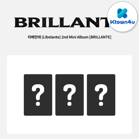 Libelante - Mini Album [BRILLANTE] BLACK Ver. / GIFT - Baro7 Best Kpop Store