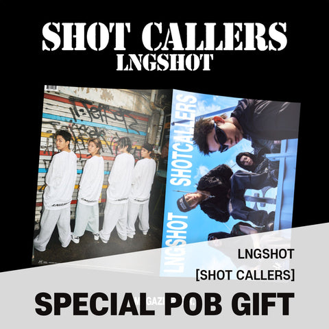 LNGSHOT - EP [SHOT CALLERS] Magazine Ver. / GIFT - Baro7 Best Kpop Store