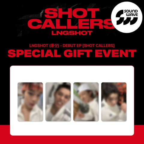 LNGSHOT - EP [SHOT CALLERS] Standard Ver. / GIFT - Baro7 Best Kpop Store