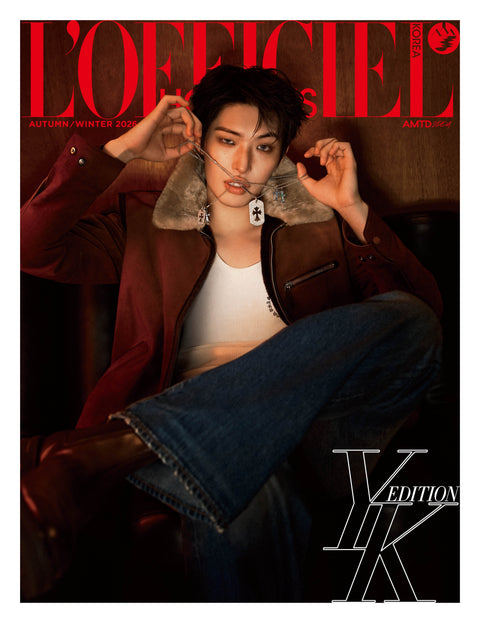 L'OFFICIEL HOMME - [2026, F/W] - Cover : ATEEZ MINGI TYPE A - Baro7 Best Kpop Store