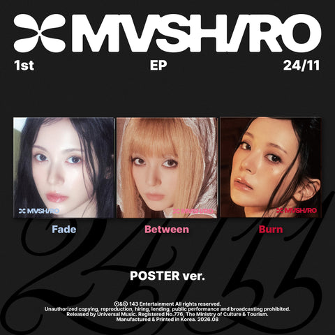 MASHIRO - 1st EP [24/11] Poster Ver. - Baro7 Best Kpop Store