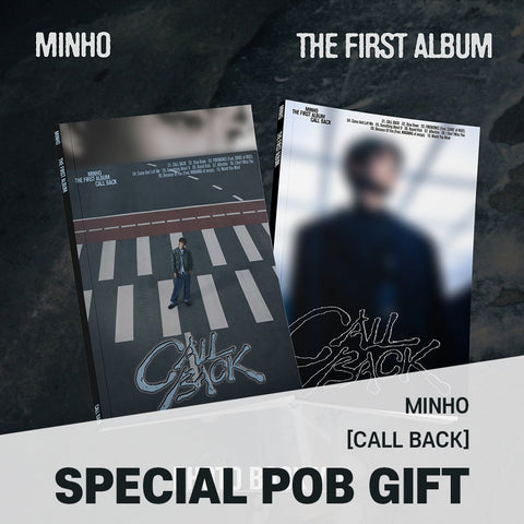 MINHO - 1st Album [CALL BACK] Photo Book Ver. / GIFT - Baro7 Best Kpop Store