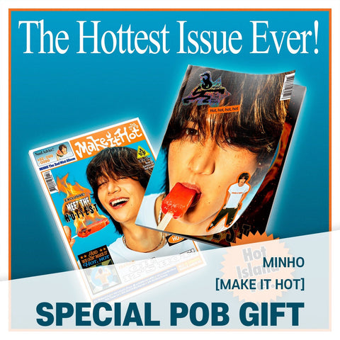 MINHO - 2nd Mini Album [Make it hot] Hot island Ver. / GIFT - Baro7 Best Kpop Store