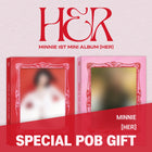 MINNIE - 1st Mini Album [HER] / GIFT - Baro7 Best Kpop Store