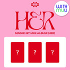 MINNIE - 1st Mini Album [HER] / GIFT - Baro7 Best Kpop Store