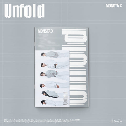 MONSTA X - [Unfold] Alive Ver. - Baro7 Best Kpop Store