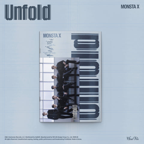 MONSTA X - [Unfold] Heal Ver. - Baro7 Best Kpop Store