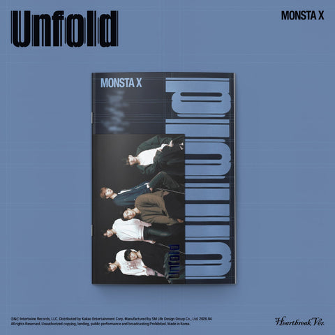 MONSTA X - [Unfold] Heartbreak Ver. - Baro7 Best Kpop Store