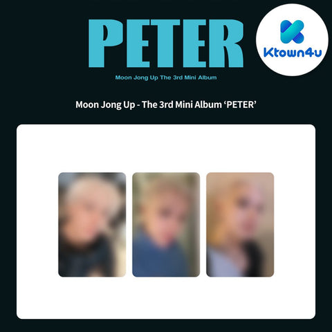 MOON JONGUP - 3rd Mini Album [PETER] Standard Ver. / GIFT - Baro7 Best Kpop Store