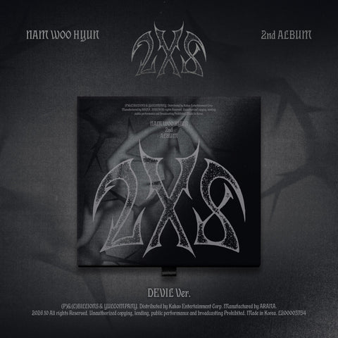 NAM WOO HYUN - 2nd Album [2X8] DEVIL Ver. - Baro7 Best Kpop Store