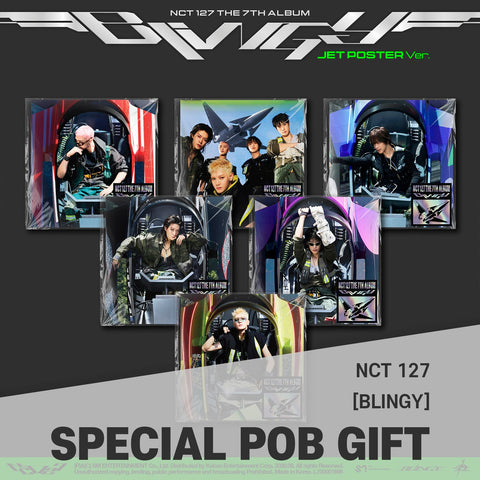 NCT 127 - 7th Album [BLINGY] JET Poster Ver. / GIFT - Baro7 Best Kpop Store