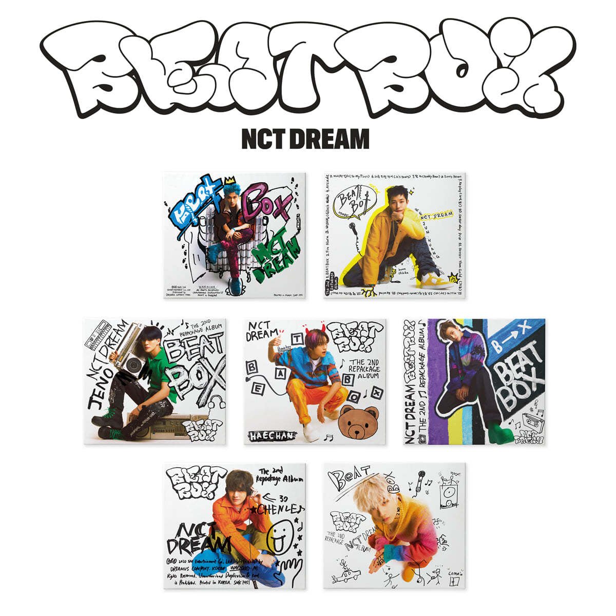 NCT DREAM - BEATBOX [2ND ALBUM] REPACKAGE - Baro7 Best Kpop Store
