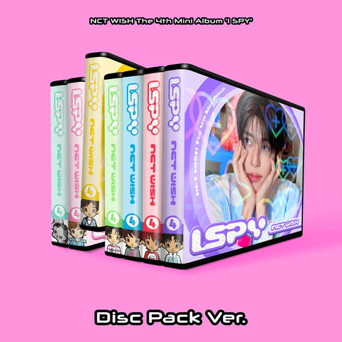NCT WISH - 4th Mini Album [I SPY] Disc Pack Ver. / GIFT - Baro7 Best Kpop Store