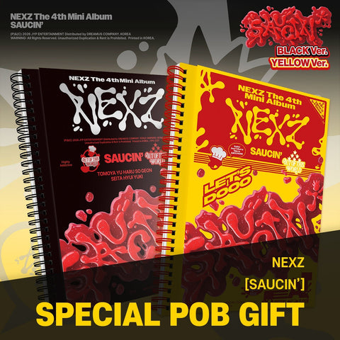 NEXZ - 4th Mini Album [SAUCIN'] / GIFT - Baro7 Best Kpop Store