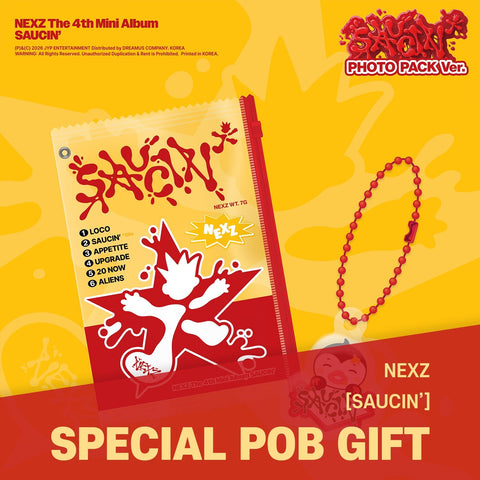 NEXZ - 4th Mini Album [SAUCIN'] PHOTO PACK Ver. / GIFT - Baro7 Best Kpop Store