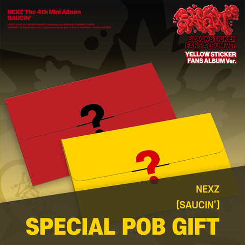 NEXZ - 4th Mini Album [SAUCIN'] STICKER FANS ALBUM Ver. / GIFT - Baro7 Best Kpop Store