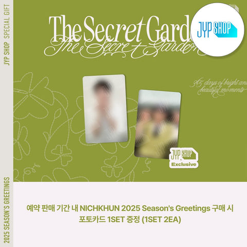 NICHKHUN - 2025 SEASON'S GREETINGS [The Secret Garden] / GIFT - Baro7 Best Kpop Store