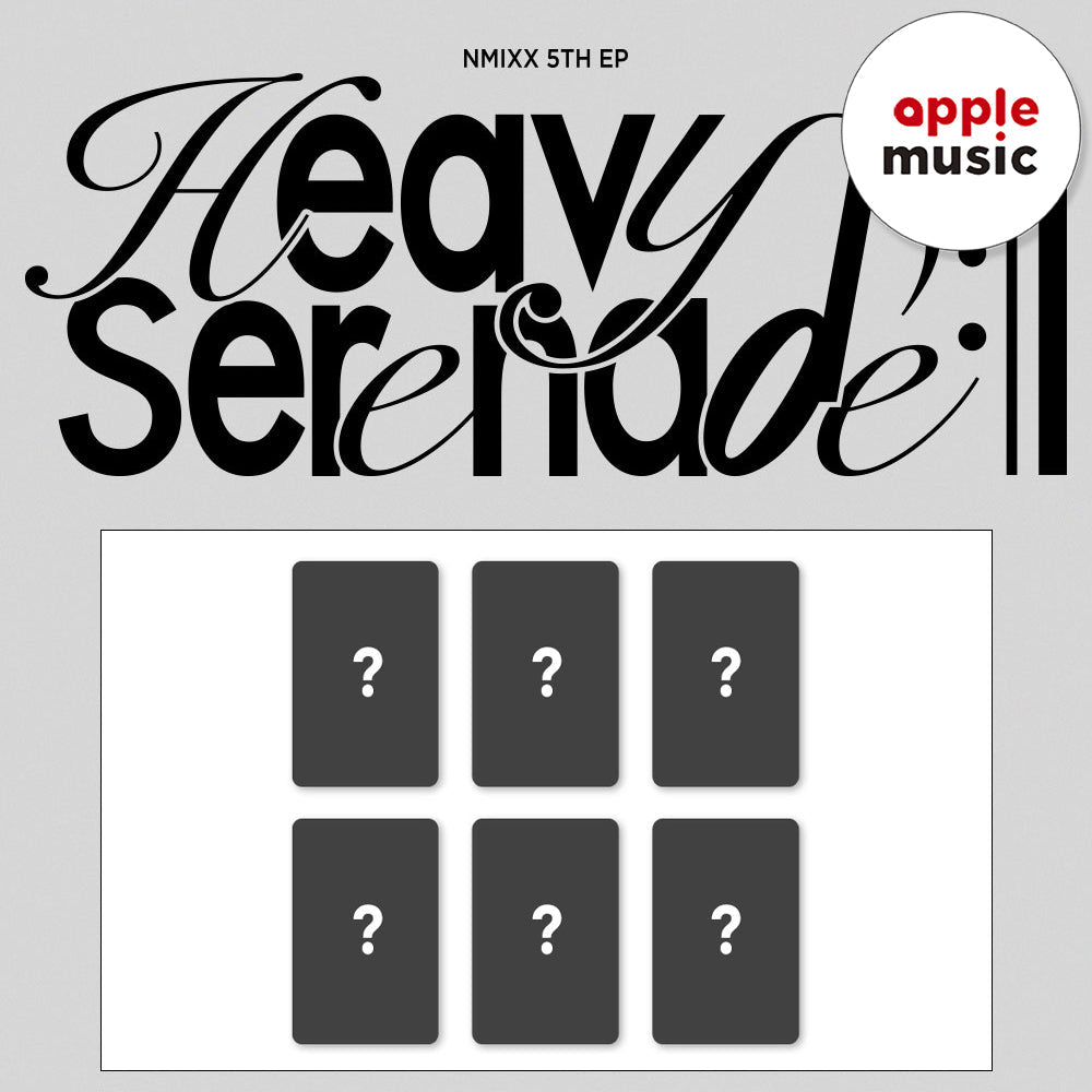 ミックスCDセット 3枚セット NMIXX】 5th EP『Heavy Serenade』 ・ランダムカバーver. ・POCAALBUM