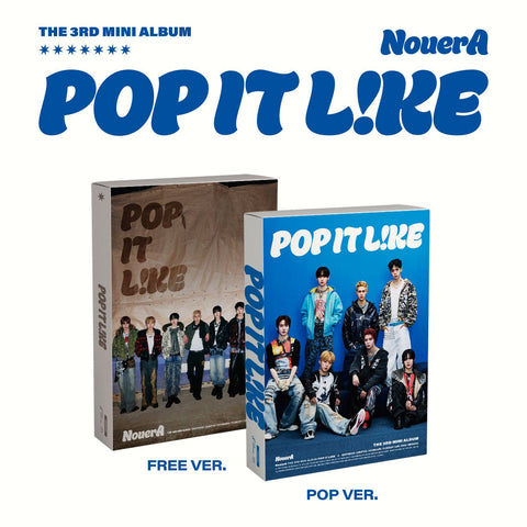 NouerA - 3rd Mini Album [POP IT LIKE] - Baro7 Best Kpop Store