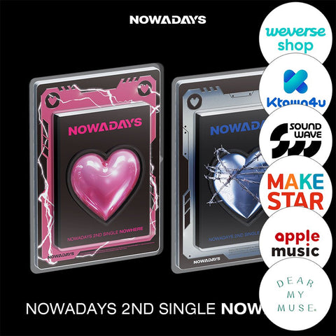 NOWADAYS - 2nd Single Album [NOWHERE] - Barowave Best Kpop Store