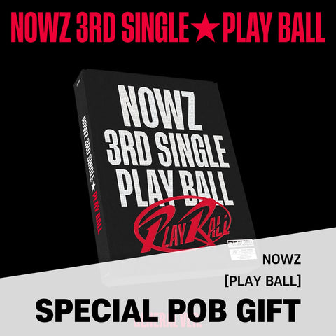 NOWZ - 3rd Single [Play Ball] GENERAL Ver. / GIFT - Baro7 Best Kpop Store