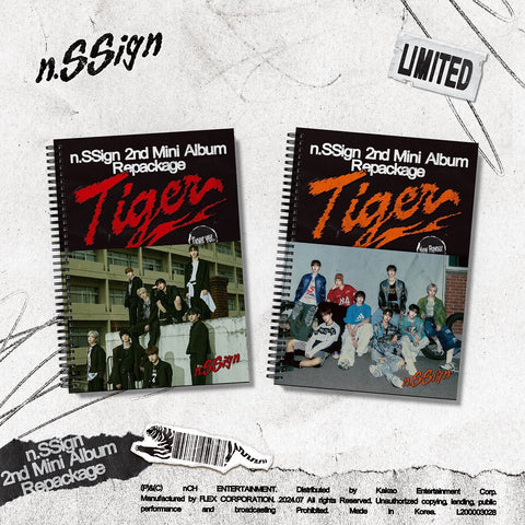 n.SSign - 2nd Mini Album Repackage [Tiger] Limited Edition - KPOPHERO