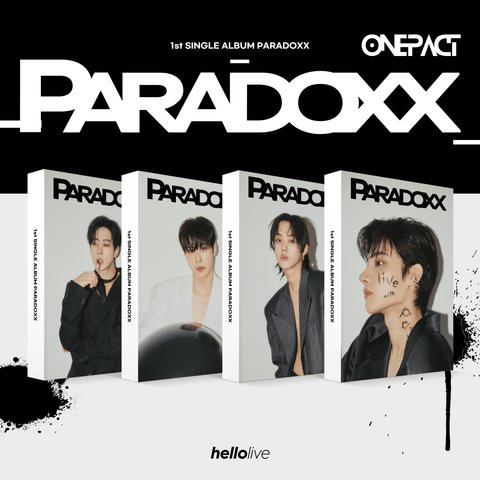 ONE PACT - 1st Single Album [PARADOXX] hello Photocard Album - KPOPHERO