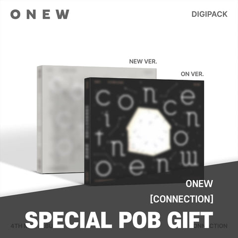 ONEW - 4th Mini Album [CONNECTION] Digipack Ver. / GIFT - Baro7 Best Kpop Store