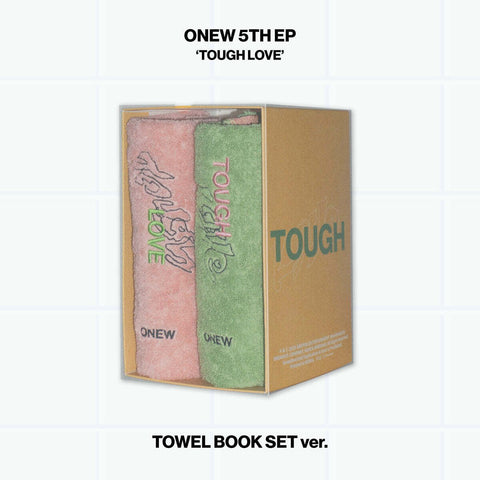 ONEW - 5th Mini Album [TOUGH LOVE] TOWEL BOOK SET Ver. - Baro7 Best Kpop Store
