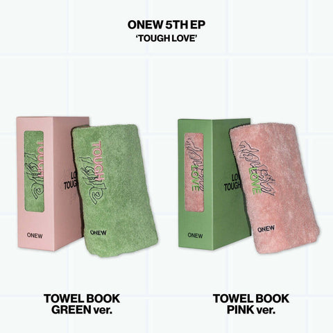 ONEW - 5th Mini Album [TOUGH LOVE] TOWEL BOOK Ver. - Baro7 Best Kpop Store