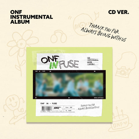 ONF - INSTRUMENTAL ALBUM [INFUSE] CD Ver. - KPOPHERO