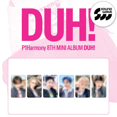 P1Harmony - 8th Mini Album [DUH!] FaNCy Ver. / GIFT - Baro7 Best Kpop Store