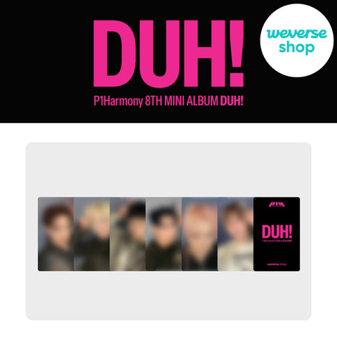 P1Harmony - 8th Mini Album [DUH!] Standard Ver. / GIFT - Baro7 Best Kpop Store