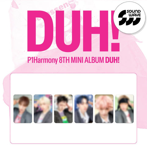 P1Harmony - 8th Mini Album [DUH!] Standard Ver. / GIFT - Baro7 Best Kpop Store