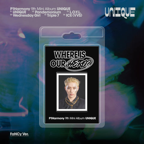 P1Harmony - 9th Mini Album [UNIQUE] FaNCy Ver. - Baro7 Best Kpop Store