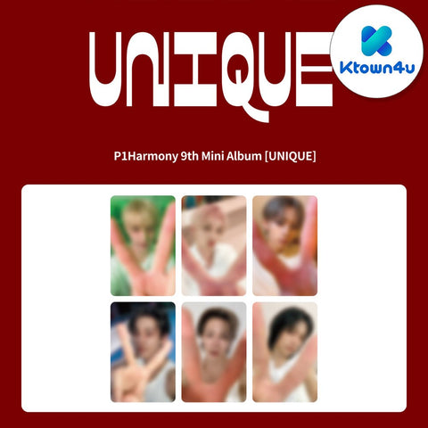 P1Harmony - 9th Mini Album [UNIQUE] Photobook Ver. / GIFT - Baro7 Best Kpop Store