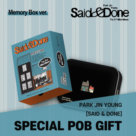 PARK JIN YOUNG - 2nd Mini Album [Said & Done] Memory Box Ver. / GIFT - Baro7 Best Kpop Store
