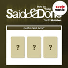 PARK JIN YOUNG - 2nd Mini Album [Said & Done] Memory Box Ver. / GIFT - Baro7 Best Kpop Store