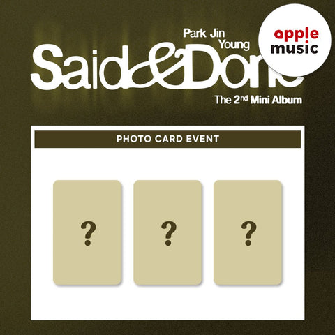 PARK JIN YOUNG - 2nd Mini Album [Said & Done] Memory Box Ver. / GIFT - Baro7 Best Kpop Store