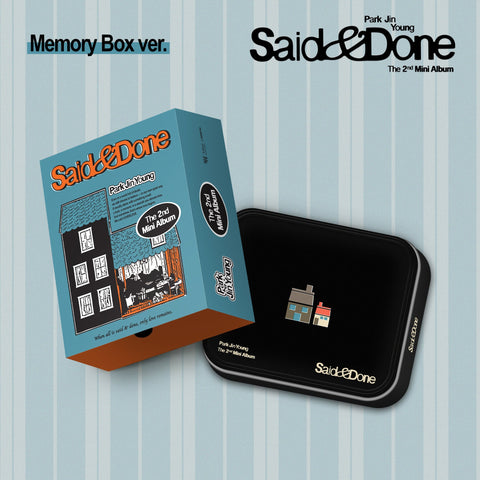 PARK JIN YOUNG - 2nd Mini Album [Said & Done] Memory Box Ver. / GIFT - Baro7 Best Kpop Store
