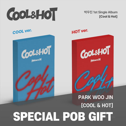 PARK WOO JIN (AB6IX) - 1st Single Album [Cool & Hot] / GIFT - Baro7 Best Kpop Store