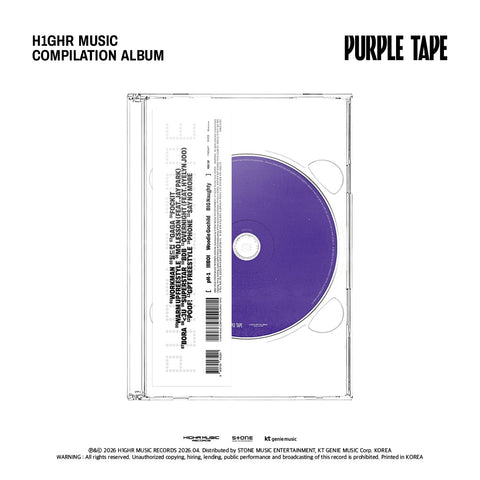 pH - 1, lIlBOI, Woodie Gochild, BIG Naughty - H1GHRMUSIC Compilation [PURPLE TAPE] - Baro7 Best Kpop Store
