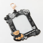 Photocard Holder Black Hoodie Bear Frame - Baro7 Best Kpop Store