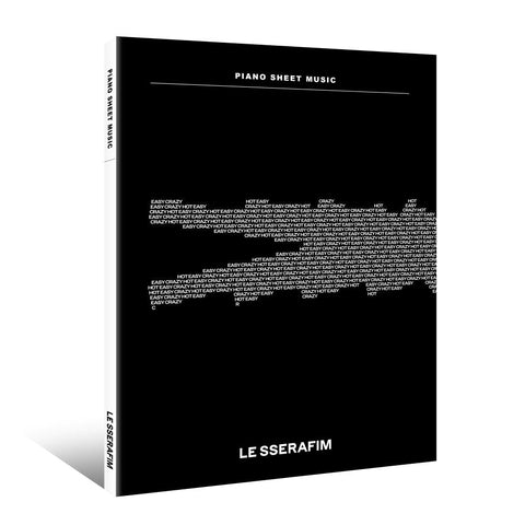PIANO SHEET MUSIC : LE SSERAFIM (Package) - Baro7 Best Kpop Store