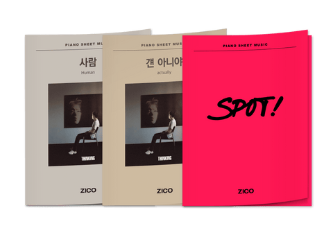 PIANO SHEET MUSIC : ZICO (SET) - Baro7 Best Kpop Store