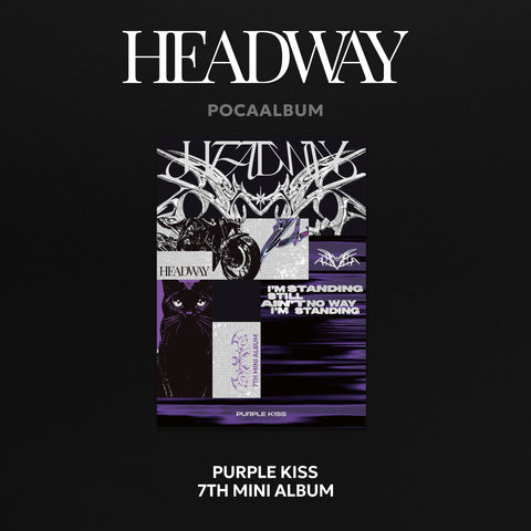 PURPLE KISS - 7th Mini Album [HEADWAY] POCAALBUM Ver. - Baro7 Best Kpop Store