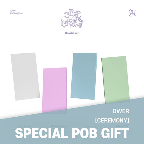 QWER - 4th Mini Album [CEREMONY] Booklet Ver. / GIFT - Baro7 Best Kpop Store