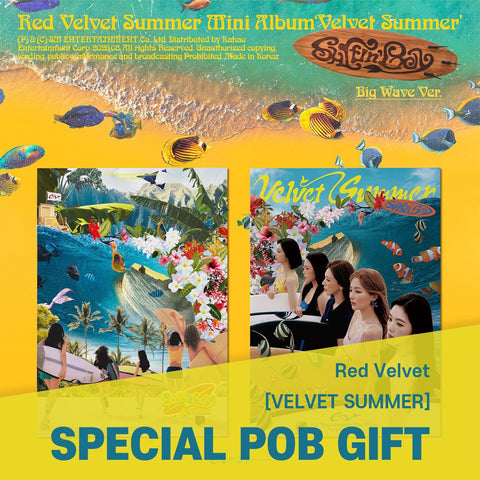 Red Velvet - Summer Mini Album [Velvet Summer] Big Wave Ver. / GIFT - Baro7 Best Kpop Store