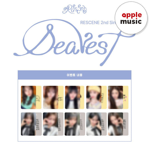 RESCENE - 2nd Single Album [Dearest] QR Ver. / GIFT - Baro7 Best Kpop Store